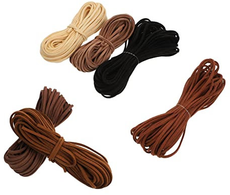 NUOBESTY 6stücke Diy-perlenschnur Für Armbänder Geflochtenes Bastelseil Seil Zum Flechten Armband-schnur Schnur Für Handgemachtes Naturmaterial Für Kreativprojekte
