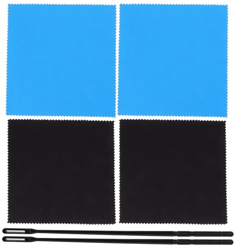 Abaodam Querflöte Reinigungsset Mit Reinigungsstab Und Tuch Für Flöte Und Klarinette Instrumentenreinigungsset Mit Stäbchen Und Wischmaterial Zum Reinigen Von Querflöten