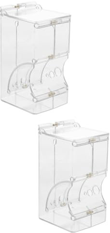 Kisangel 2pcs Automatic Pet Feeder Guinea Pig Feeder Water Bottle Holder Wear-resistant and Reusable for Small Animals