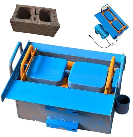 twostronking Máquina De Extrusión De Ladrillos De Cemento Móvil De 23 Kn, Frecuencia De Vibración De 212 Veces/Min, Formación Rápida De 45 S, Moldes Personalizables, Adecuada para Bloques De Cemento