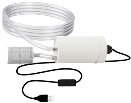 Colcolo USB Self Priming Pump Water Pumping Tool DC5V Mini Electric Self Priming Pump for Tank Bonsai Groovers Garden Watering, 5M Filter