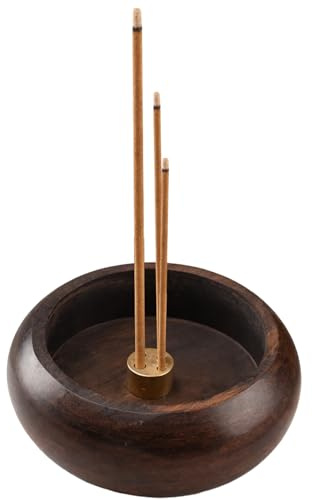 2.36 IN Incense Holder, Premium Incense Stick Holders with Elegant Design, Compact Black Ebony Incense Burner Holder for Home and Meditation Spaces, Mini for Home Meditation Gift