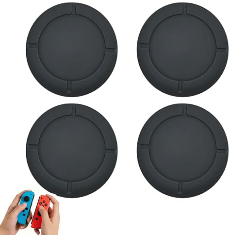 Controller Stick Aufsätze Kompatibel mit Switch Joy Con, Joystick Kappen kompatibel mit Nintendo Switch/Lite, Silikon Thumbsticks für Controller, Schutz und Grip,4 Stück