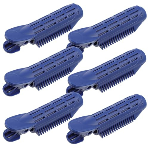 OATIPHO Rizadores de Pelo Giratorios para Peinar 6 Piezas, Herramienta para Cabello Diseño Ligero y Funcional para Permanentes y Ondas Naturales
