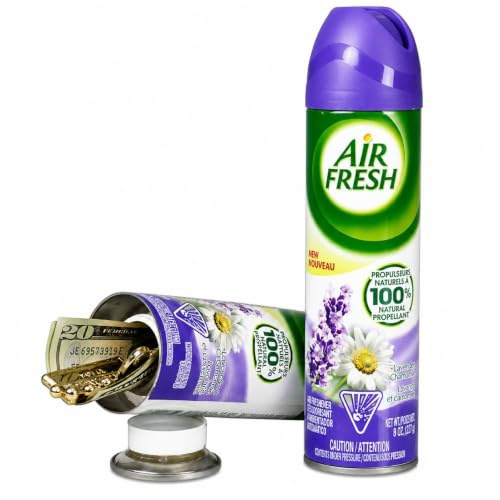 Ambientador con Compartimento Secreto Oculto | Ambientador con Escondite Oculto Original | Mini Caja Fuerte Camuflada Portátil para Guardar Objetos de Valor