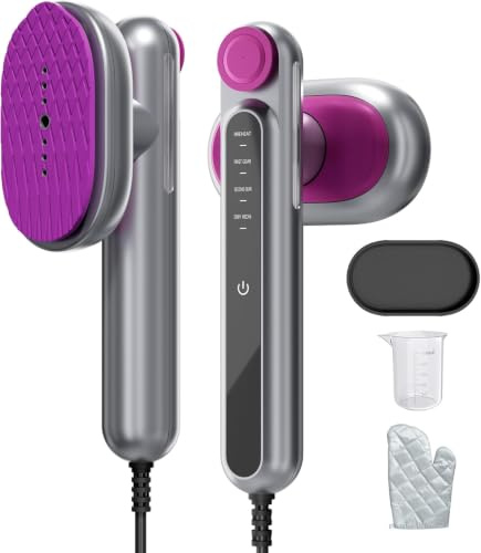 Clothes Steamer, 1200W Handheld Garment Steamer for Clothes, Portable Travel Steamer Iron with 2 Steam Modes & Dry Iron, Fast Heat Fabric Steamer for Home & Travel, 220-240V