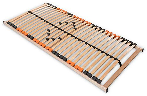Betten-ABC Medifix 7-Zonen-Lattenrost, Härtegradverstellung, 28 Leisten, Belastbar bis 150 kg, Für alle Matratzen, Made in Germany, Ausführung: Nicht verstellbar, Fertig montiert, Größe: 90 x 200 cm
