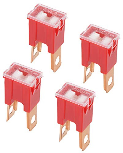 sourcing map Tridge Fuse 32V 50A Male Terminal Blade J Case Box for Truck 4pcs