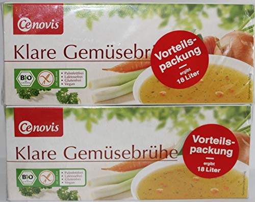 Cenovis Klare Gemüsebrühe, bio, 2 x 36 Stück