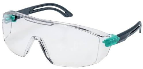 uvex Uvex i-lite planet 9143 295 Schutzbrille Linse Klar Schlagfest, beschlagfrei, Kratzresistent Blaugrün Kunststoff