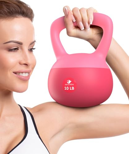 Weiche Kugelhanteln, Serenilite Kugelhantel-Sets, Kugelhantel-Sets für Frauen & Männer, sicheres Krafttraining Kugelhanteln, Kettlebell Gewichte für Heimtraining & mehr