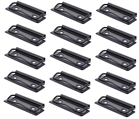 NUOBESTY 15st Briefpapier-clip Klammern Für Klemmbretter Aus Edelstahl Klemmbrettklemmen Klemmbrettklammern Für Die Krankenpflege Dokumententafel Datei A4 Eisen Multifunktion Menü Ordner