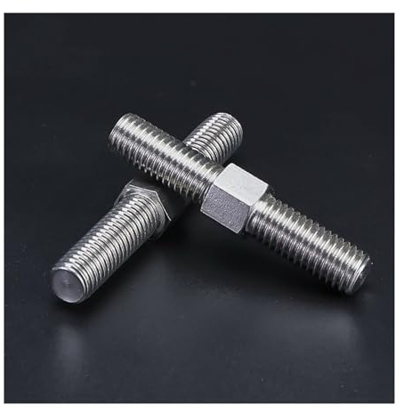 TULDYS WALENI M5 M6 M8 Links- und Rechtsgewinde Doppelendgewindestange Positives und Negatives Gewinde Stangenbolzen Schraube 304 Edelstahl(M8x100mm-2pcs)