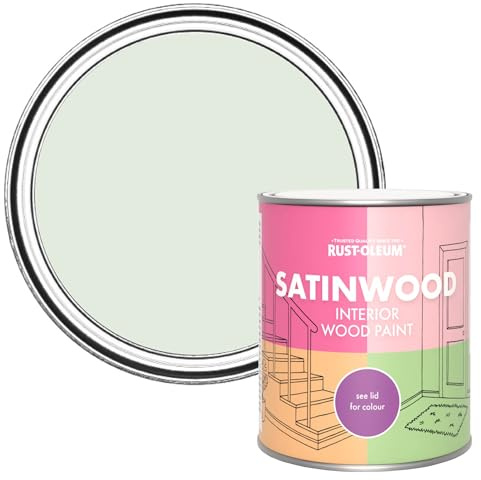 Rust-Oleum Green Satinwood Interior Wood Paint - Sage Mist 750ml
