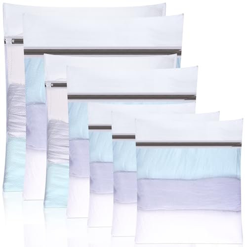 Dntorx 7 Stück Wäschenetz für Waschmaschine, Wäschesack Waschmaschine Wäschebeutel Laundry Bag mit Reißverschluss für Hemden Pullover Mäntel Jeans Unterwäsche Babykleidung (30x40cm/40x50cm/50x60cm)