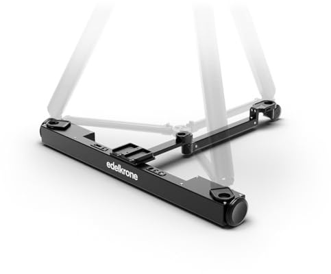 edelkrone DollyPLUS v2 – Motorized Camera Dolly for Linear & Curved Motion | Smart Auto Tracking with HeadPLUS | 25 kg Payload, 33 cm/s Speed, Compact Portable Film Slider Alternative