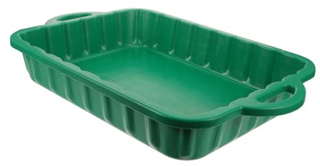 CHICAMPERA Bac de Vidange Huile Moteur en Plastique Renforcé, Plateau Récupération Huile Usagée Étanche, Nettoyage Pièces Automobile, Usage Garage et Entretien Moteur