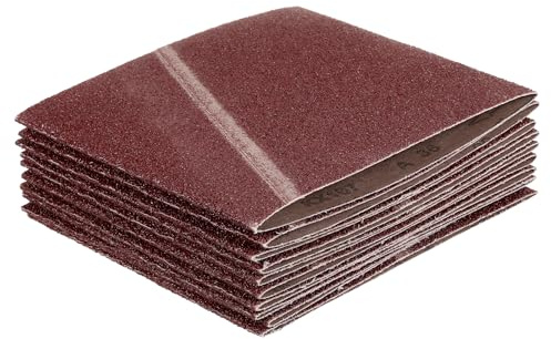 QUARKZMAN 203mm x 483mm Nastri Abrasivi, 10Pz 36 Grana Carta Vetrata per Levigatrice Ossido di Allumina Per Lavorazione Legno, Lucidatura Metalli, Affilatura Coltelli