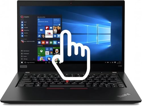 Lenovo Thinkpad X390 Touchscreen Business Laptop, 13.3 Zoll FHD (1920x1080), Intel Core i5-8365U, 16 GB RAM, 512 GB SSD, QWERTY Tastatur, Windows 11 Pro (Generalüberholt)