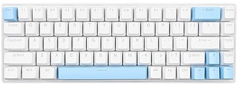 SUNGOOYUE Tastiera Meccanica Compatta Cablata 68 Tasti RGB Retroilluminazione Blu Switch Anti Ghosting per (#3)