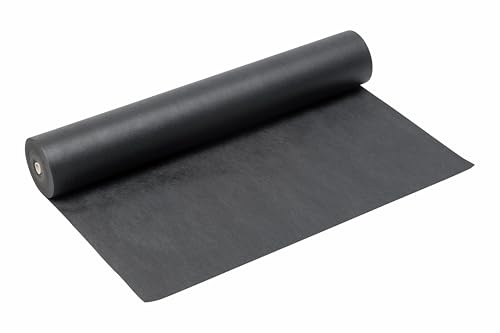 Meister Malla antimalezas de 50 x 1 m, 100 g/m², Color Negro, antimalas Hierbas y heladas, Transpirable, retiene el Calor y la Humedad