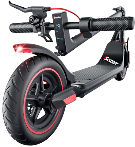 iScooter elscooter i8M, maximal räckvidd på 25 km, topphastighet på 20 km/h, 8,5-tums däck, dubbelt bromssystem, snabb el-sparkcykel för vuxna och tonåringar, levereras med smart app
