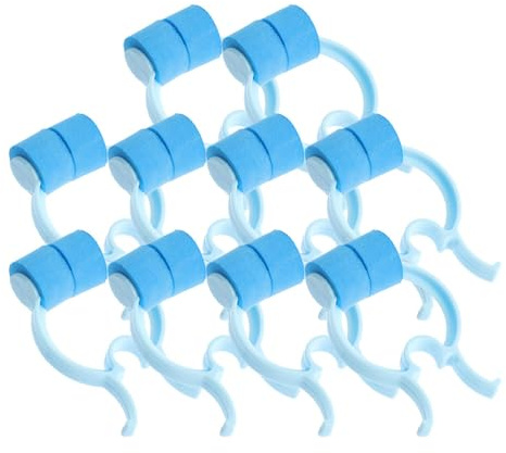 Pinzas Nasales para Entrenamiento Respiratorio, 16 Piezas Pom Eva | Diseño Compacto, Uso Exterior y Viaje, Ayuda a Reducir Mucosidad Nasal