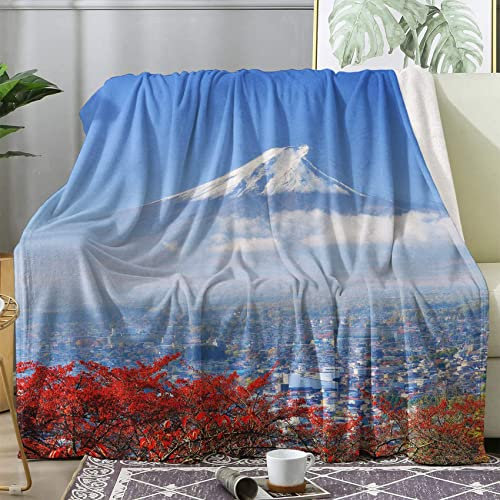 Boceoey Kuscheldecke Flauschig Decke Sofa Flanell Fleecedecke, Weich Warme Decken als Sofadecke Wohndecke Couchdecke Tagesdecke, Leichte Decke 150x200 cm Schneeberg