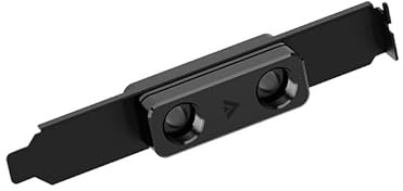 Barrow PCI-Steckplatz-Pass-Through mit zwei G1/4-Anschlüssen, komplett schwarz (GJTPC-01) | Komplett schwarzes Finish, zwei G1/4-Gewindeanschlüsse, für externe Wasserkühlsysteme oder Heizkörper