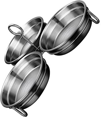 HOLIDYOYO Olla Inoxidable Para Escalfar Huevos Molde Antiadherente Seguro y Fácil De Usar Para Casa