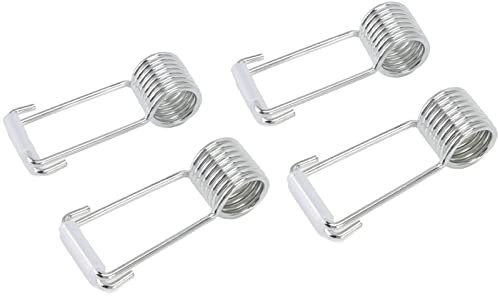 CIERRAPUERTAS CON BISAGRA DE MUELLE CIERRE AUTOMÁTICO ACERO INOXIDABLE 4 PCS 2CM ACCESORIOS DE PESTILLO DE PUERTA