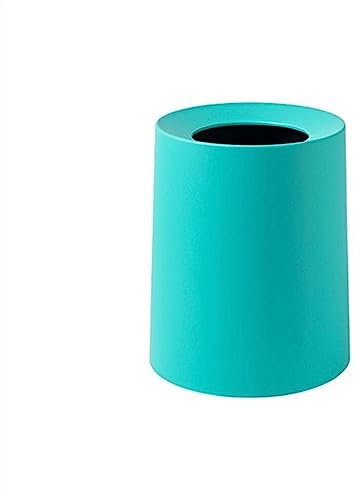 KOHUS Bote de Basura Interior Papelera roja Sencilla y Moderna for el hogar, Cocina, Sala de Estar, Dormitorio, baño, Papelera for Interiores Contenedor de Basura(D)
