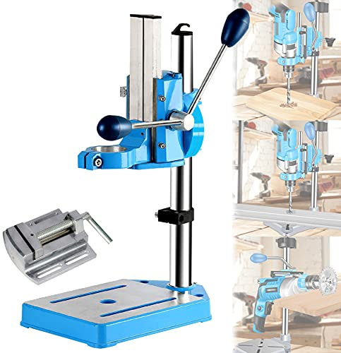 LYFDPN Support de perceuse à Colonne avec étau, perceuses à Colonne d'établi pour Loisirs, Poste de Travail réglable pour perceuse à Colonne (A+Vise)