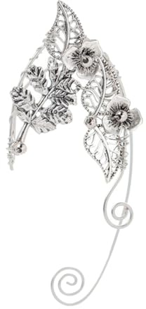 CALLARON Damen Ohrknochenclip Elfen Ohrschmuck Silberfarbig Nicht-Piercing Ohrclip Komfortabel Für Alltag Western-Accessoires Und Geschenk