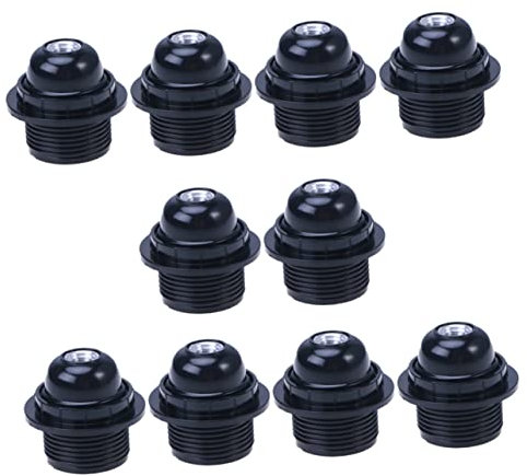 OSALADI 10stücke Lampenfassung Für Led-lampen Selbstsichernd Runder Gehäuseboden Mit Schraubklemmen Kompatibel Mit Mm² Kabel Für Leuchten Und Displays