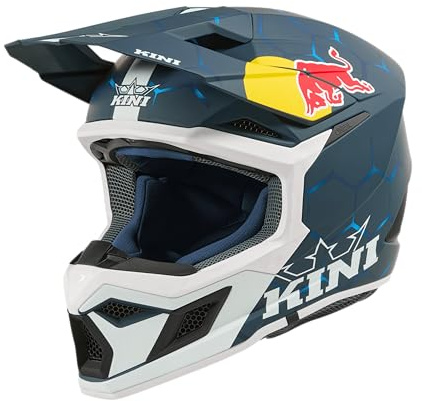 MX3 Motocrosshelm Jugendhelm Kini Red Bull 1.0 blau/weiß L