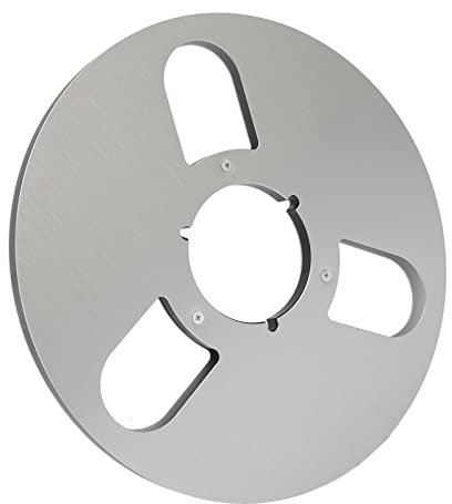Recordadora de Cinta de Carrete a Carrete, Grabando Carrete de Metal de Aluminio Vacío de Carrete de Aluminio con Carrete de Aluminio Vacío con 3 Agujeros de Aluminio de Aluminio. (BLACK) (SILVER)