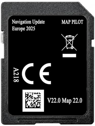 Carte SD Navigation GPS Europe 2025 v22 - A2189062904 Compatible avec Mercedes Garmin Map Pilot - STAR1
