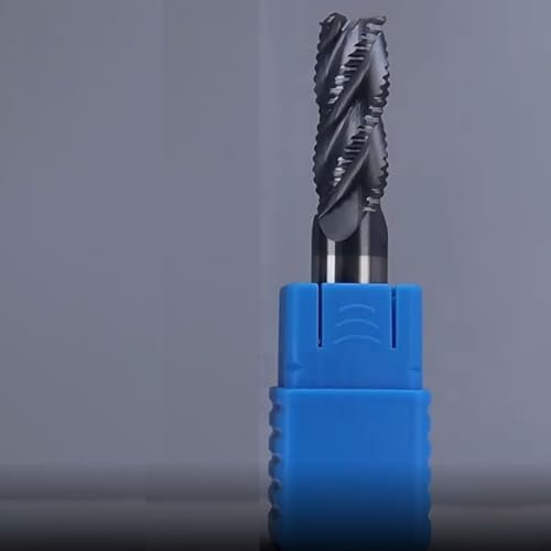 Fresa in metallo duro con 4 scanalature, rivestimento AlTiN, per applicazioni di sgrossatura (12 mm)