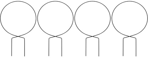 Didiseaon Lot de 4 Treillis Ronds en Fonte pour Plantes Grimpantes, Support Robuste pour Pots de Jardin et Terrasse, Peinture Haute Température, Intérieur et Extérieur, Mini Treillis