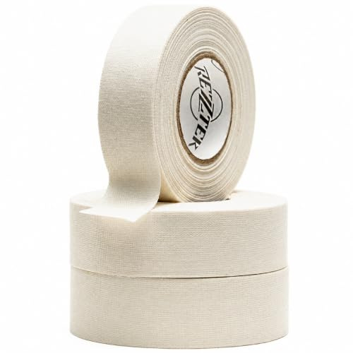 Rezztek Hockeyschläger-Tape, 2,5 cm x 23 m – Griffband Kelle, 3-Pack | Schlägerschutz & Leistungssteigerung – Leicht Abreißbar