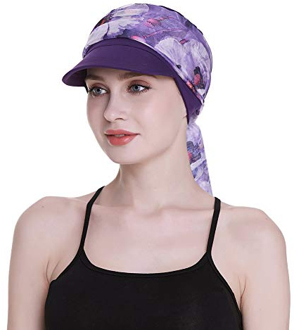FocusCare Casquettes Cowboys pour Femmes atteintes de Cancer, Couvre-Chefs d'hiver, écharpes, Chimio, Perte de Cheveux