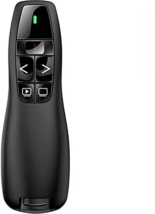 Qui Presentation Clicker Pointer, 328FT Wireless Presenter Remote PPT PowerPoint Clicker, 2.4GHz Presentation Pointer Slide Advancer for Mac, Laptop,