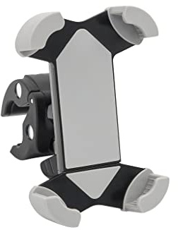 WEDO Smartphone-Halter Clip It Bike für Fahrrad, E-Bike und Motorrad, mit Klemmhalterung, Farbe Schwarz, für alle Smartphonegrößen geeignet