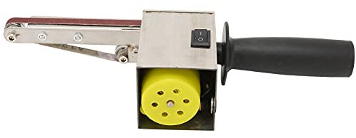 JORAsa Levigatrice a Nastro, Strumento di lucidatura Manuale Elettrico Regolabile CA 110-240 V per Fai da Te(775 (100 W))