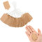 Prasacco 200 Stück Anhänger Etiketten, Kraftpapier Anhänger 3 * 4.8cm Preisschilder Anhänger, Preisschilder Etiketten Geschenkanhänger mit Faden Handmade Hängeetiketten Für Kleidung Schmuck Display