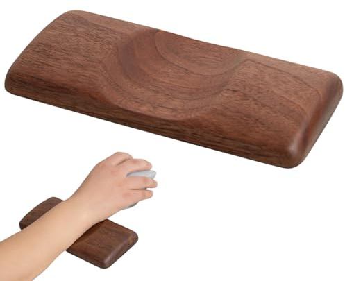 Handgelenkauflage, 16 x 8 x 2 cm, ergonomische Handballenauflage, Handgelenkstütze, Maus-Handgelenkauflage, Tastatur-Handgelenkauflage für Computer, Tastatur, Maus