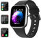 WILLFITME Smart Watch for Men Women Teens Answer/Make Calls, Fitness Tracker Watch with 1.85'', 24/7 Heart Rate Sleep, Multiple Sport Modes Smartwatches, Activity Tracker for Android iOS (Black)