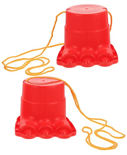 FELTECHELECTR 2stücke Junge Mädchen Stelzenspielzeug Gleichgewichtstrainingsspielzeug Aus Verdicktem Premium-abs-Material Springspielzeug Für Outdoor-Spiele Und Teamfähigkeit