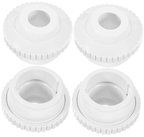 Supvox 4stücke Pool-rücklaufarmaturen Aus Kunststoff Mit Drehbarer Massagedüse Für Wasserstrahl Geeignet Als Pool-auslaufdüse Und Spa-zubehör Für Zirkulation